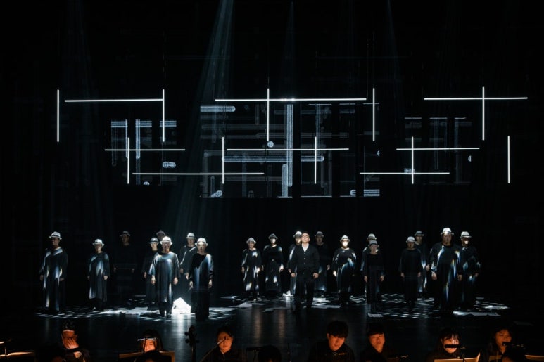 Cantata for Ordinary People — stage scene, Uijeongbu Arts Center Grand Theater, 2021