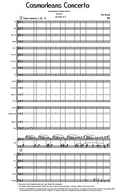 Score cover: Cosmorleans Concerto for Orchestra