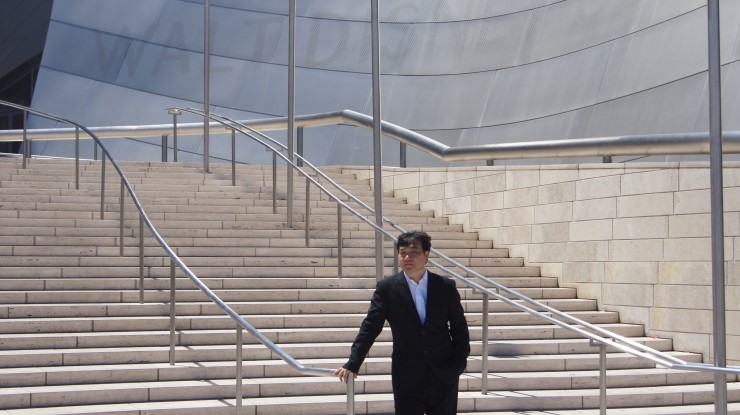 At Walt Disney Concert Hall, Los Angeles, 2015